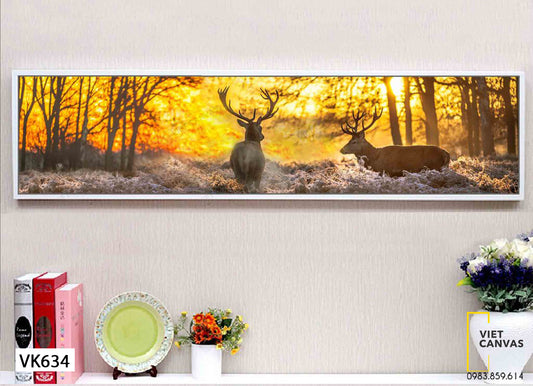 Tranh Chú Hươu Trong Rừng Hạ - VK634
