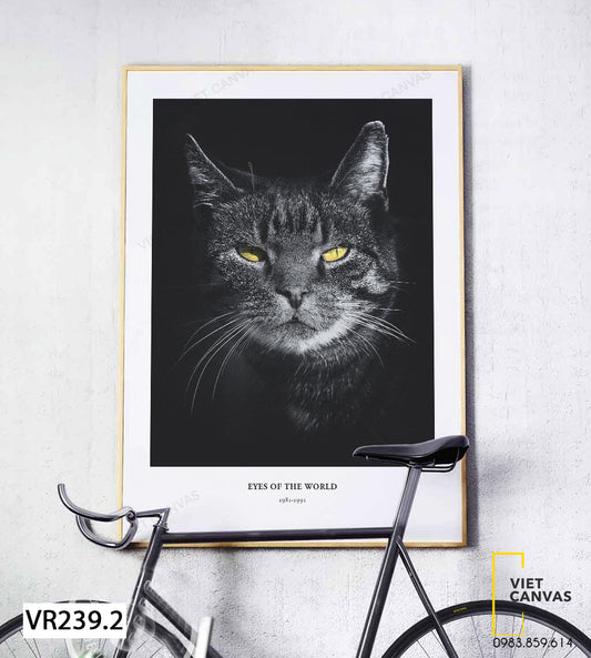 Tranh Chú Mèo Đen - VR239.2