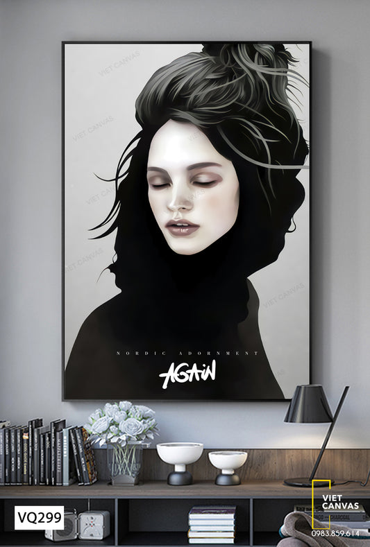 Tranh Cô Gái - VQ299