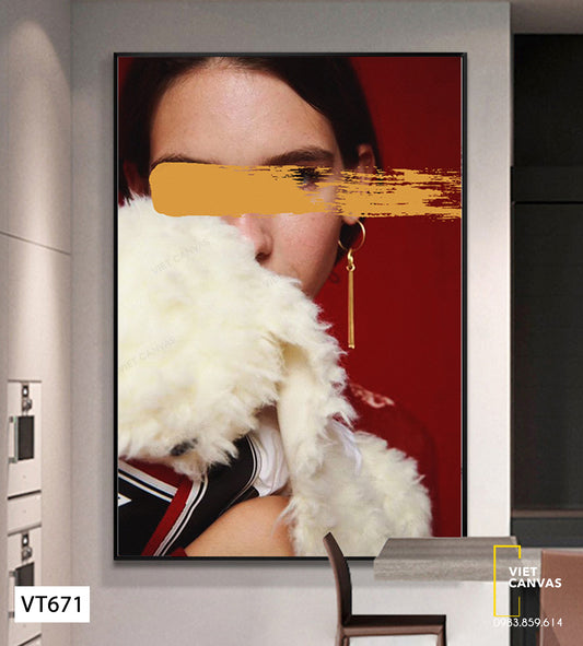 Tranh Cô Gái Bí Ẩn - VT671