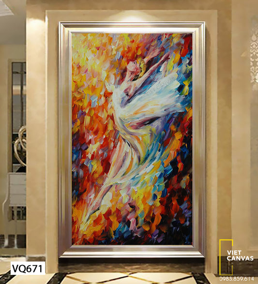 Tranh Cô Gái Nhảy Múa - VQ671