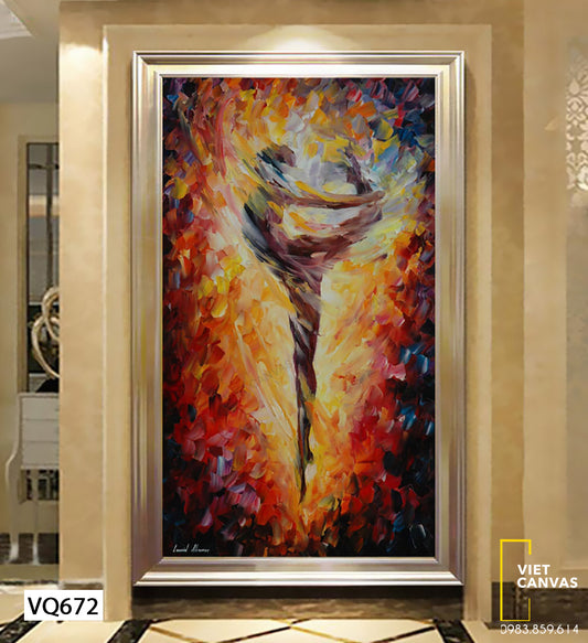 Tranh Cô Gái Nhảy Múa - VQ672