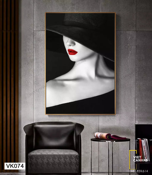 tranh cô gái quyến rũ