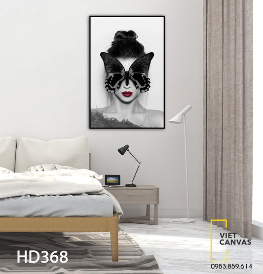 Tranh Cô Gái Cá Tính - HD368