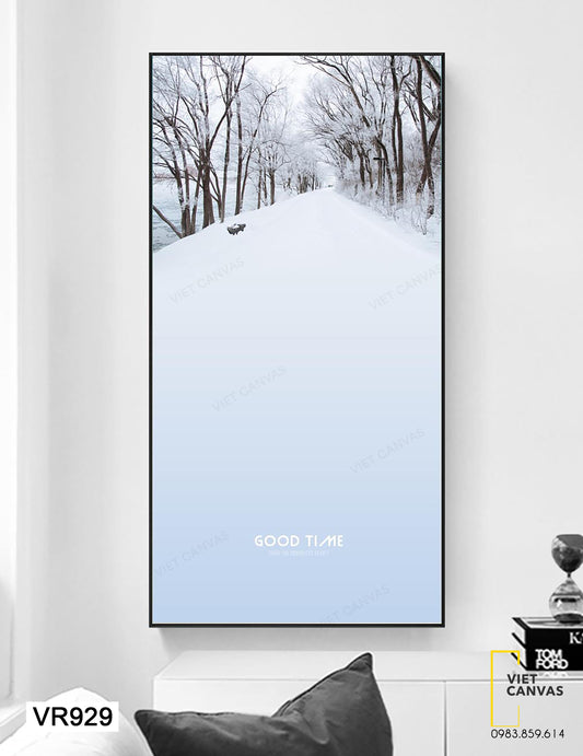 Tranh Con Đường Tuyết - VR929