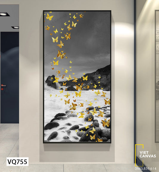 Tranh Đàn Bướm Bay - VQ755