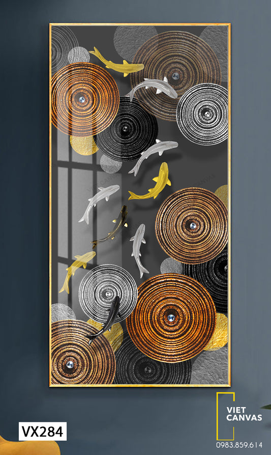 Tranh Đàn Cá Bơi Lội - VX284