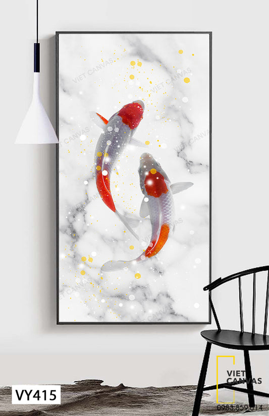 Tranh Đàn Cá Bơi Lượn - VY415