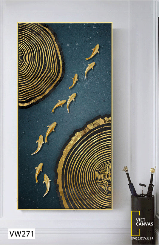 Tranh Đàn Cá Nghệ Thuật - VW271