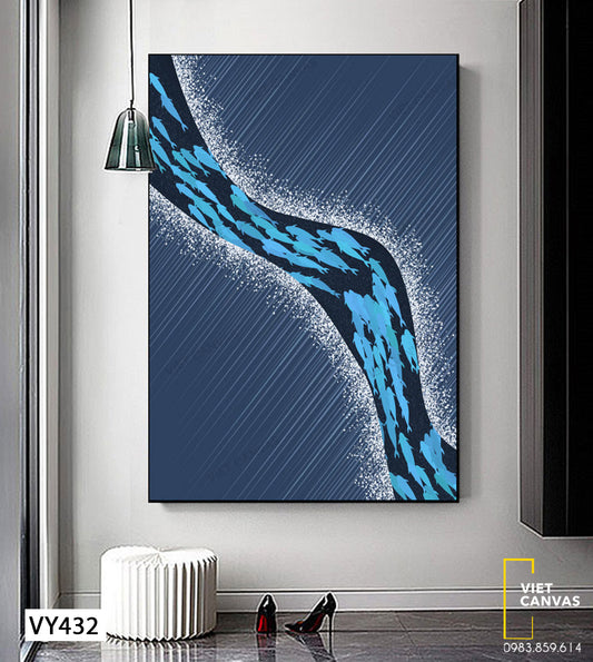 Tranh Đàn Cá Ngược Dòng - VY432