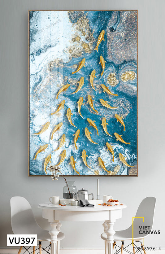 Tranh Đàn Cá Và Biển - VU397