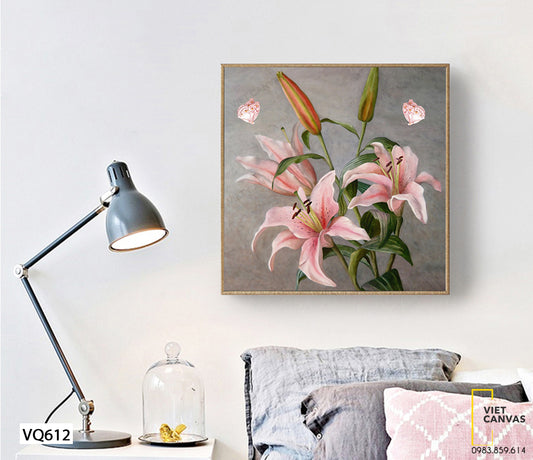 Tranh Đóa Hoa Ly - VQ612