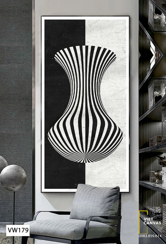 Tranh Đen Trắng Đối Xứng - VW179