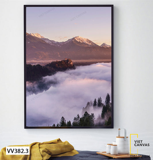Tranh Đỉnh Núi Và Tầng Mây - VV382.3