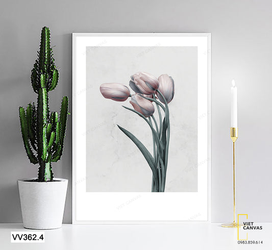 Tranh Đoá Hoa Tulip - VV362.4