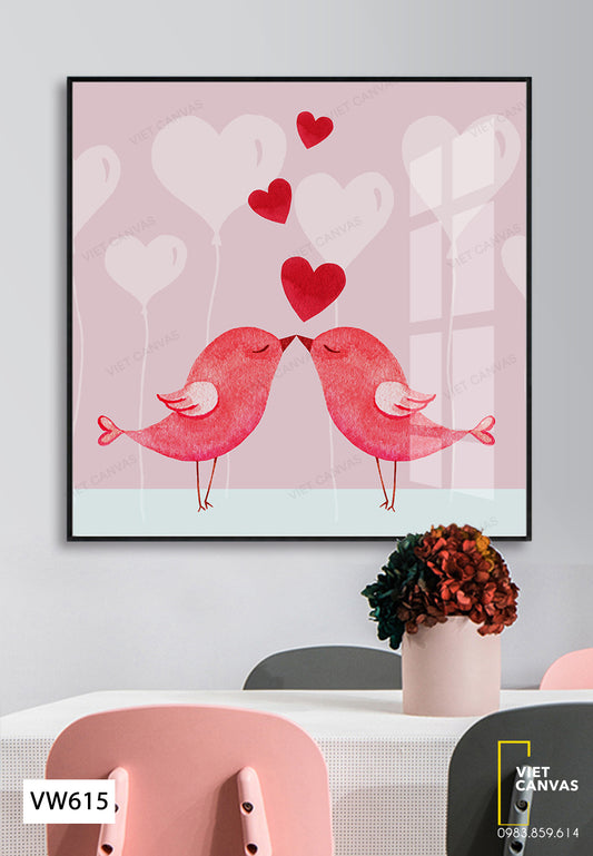 Tranh Đôi Chim - VW615