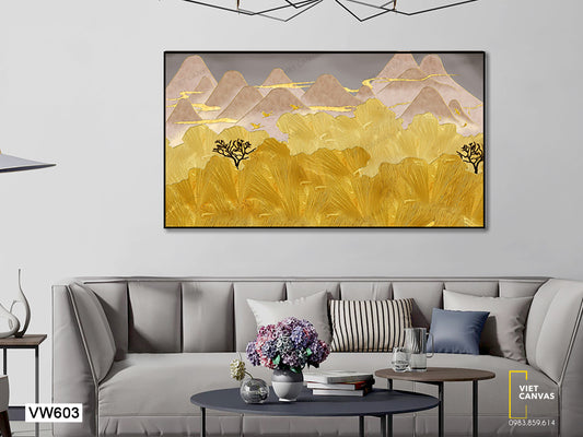 Tranh Đồi Núi Vàng - VW603