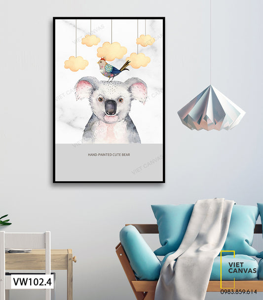 Tranh Gấu Đáng Yêu - VW102.4