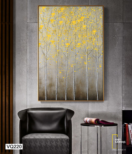 Tranh Hàng Cây Lá Vàng - VQ220