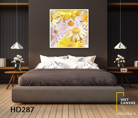 Tranh Hoa Cúc Vàng - HD287