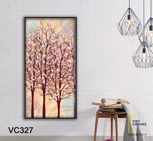 Tranh Hoa Đào Nở - VC327