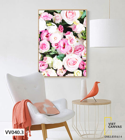 Tranh Hoa Hồng Rực Rỡ - VV040.3