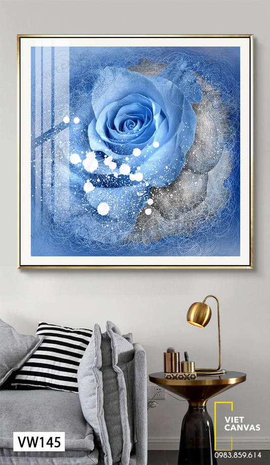 Tranh Hoa Hồng Xanh - VW145