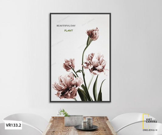 Tranh Hoa Mẫu Đơn - VR133.2