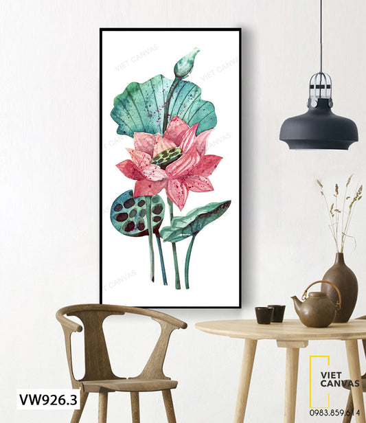 Tranh Hoa Sen - VW926.3