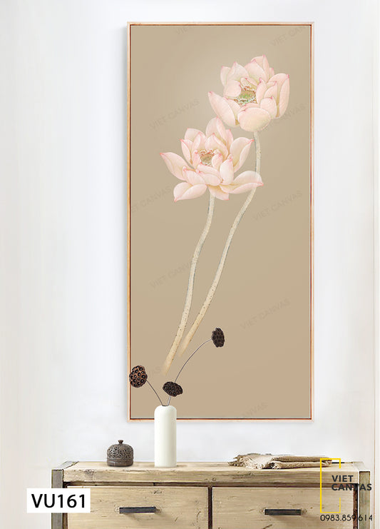Tranh Hoa Sen Tinh Tế - VU161