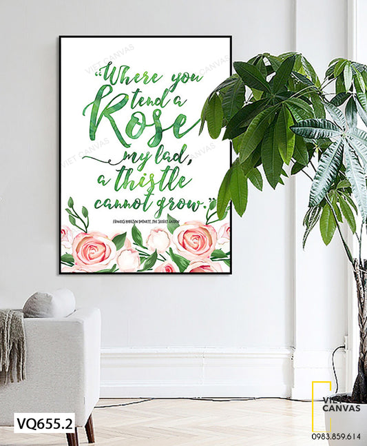Tranh Hoa Và Quotes - VQ655.2
