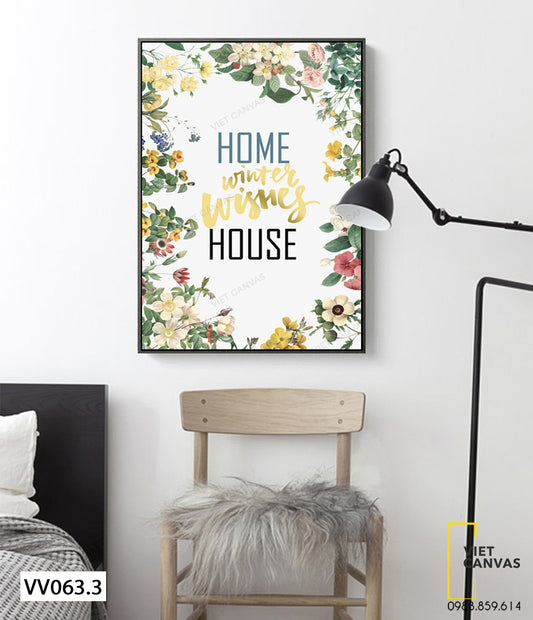 Tranh Hoa Và Quotes - VV063.3