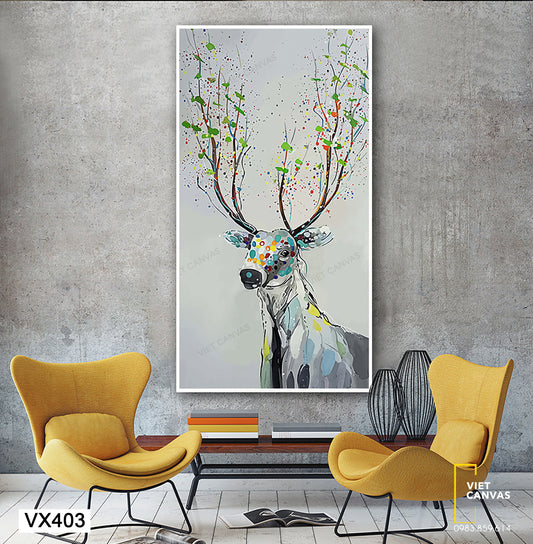 Tranh Hươu Ấn Tượng - VX403