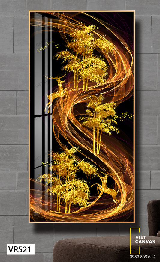 Tranh Hươu Dưới Tán Cây - VR521