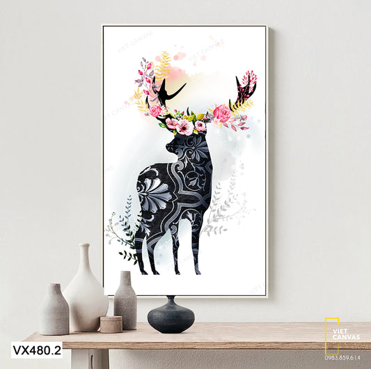 Tranh Hươu Nai - VX480.2