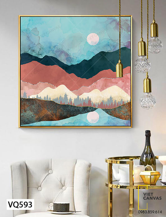 Tranh Khu Rừng Kì Bí - VQ593