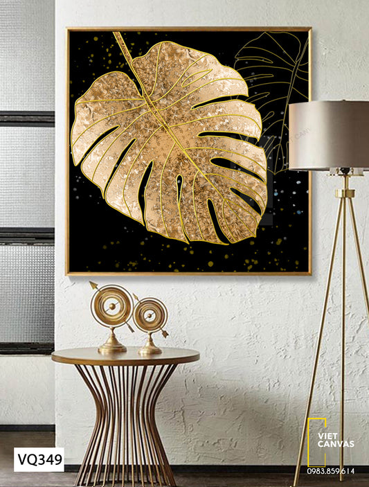 Tranh Lá Cây Vàng - VQ349