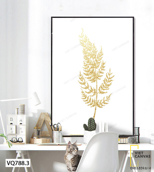 Tranh Lá Cây Vàng - VQ788.3