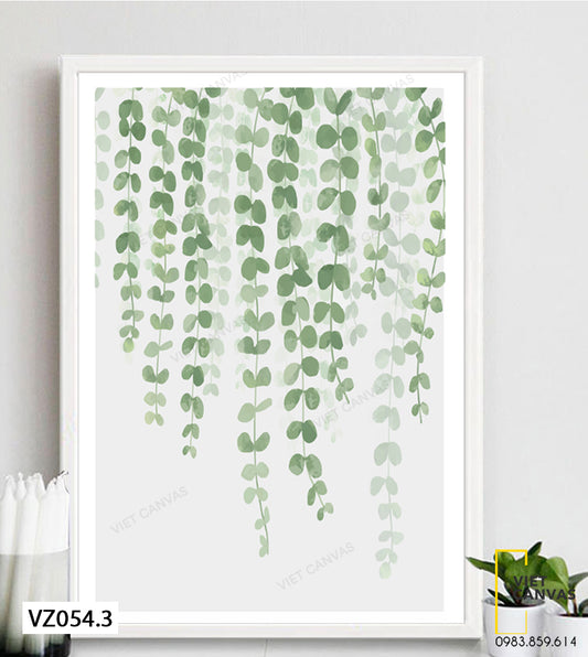 Tranh Lá Xanh - VZ054.3