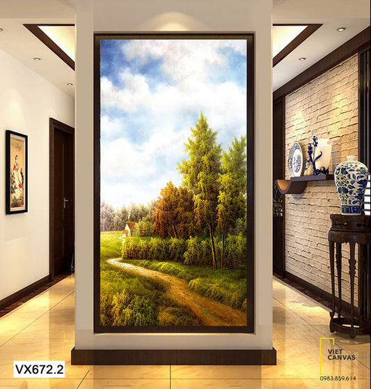Tranh Làng Quê Yên Bình - VX672.2