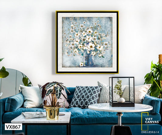Tranh Lọ Hoa Bốn Cánh Xinh Xắn - VX867