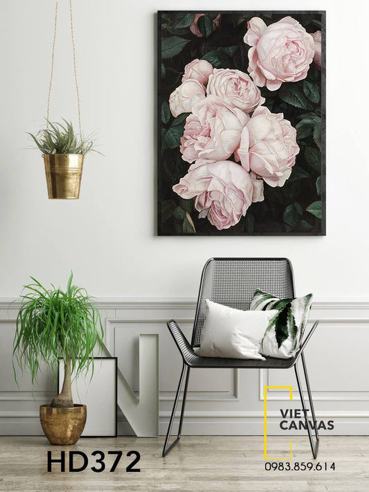 Tranh Hoa Mẫu Đơn - HD372