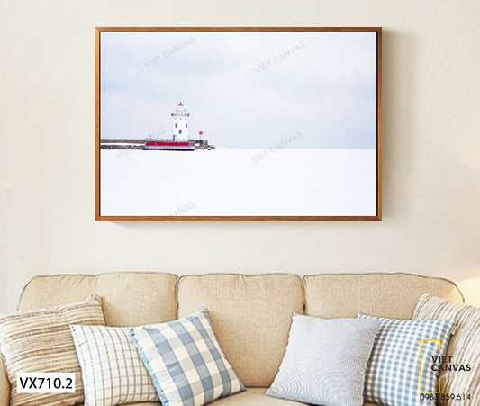 Tranh Một Bến Tàu Yên Bình - VX710.2