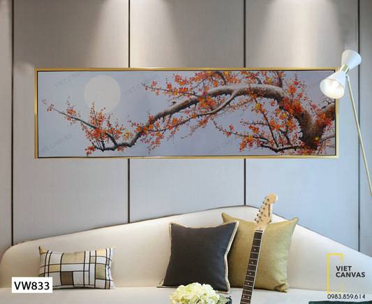 Tranh Nhành Hoa Khoe Sắc - VW833