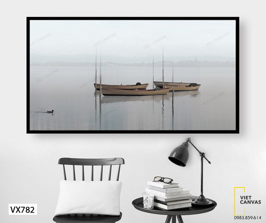 Tranh Những Chiếc Thuyền Nhỏ Bé - VX782