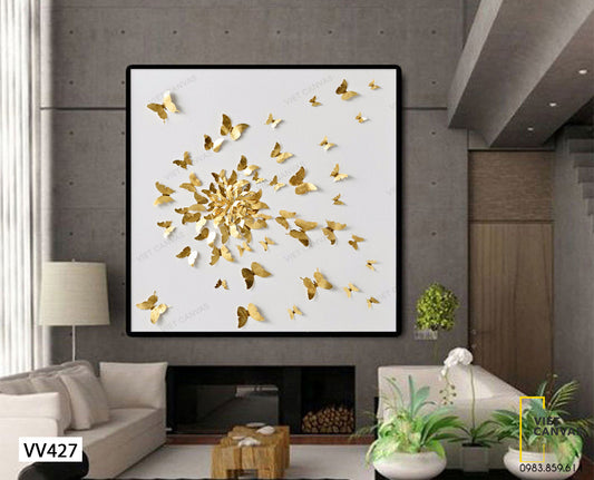 Tranh Những Chú Bướm Vàng - VV427
