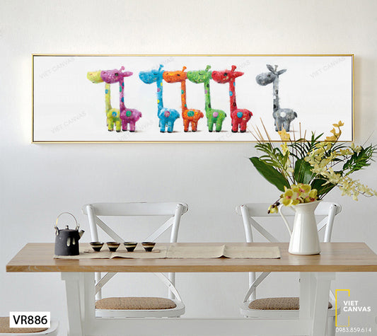 Tranh Những Chú Hươu Cao Cổ - VR886