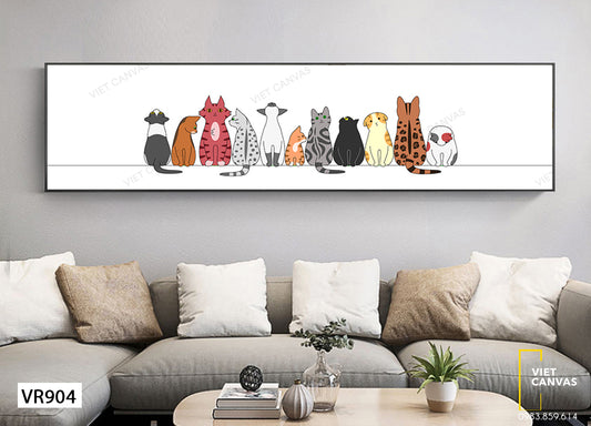 Tranh Những Chú Mèo - VR904