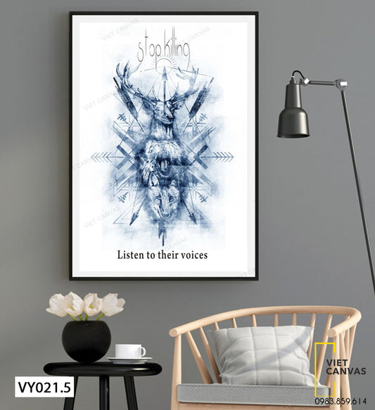 Tranh Những Con Vật Nguy Hiểm - VY021.5