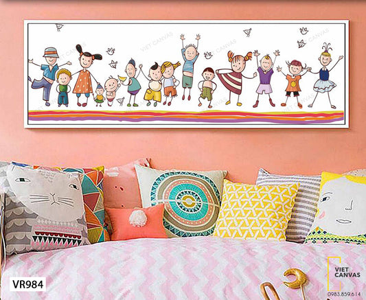 Tranh Những Đứa Bé - VR984
